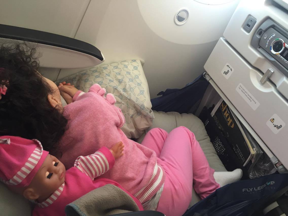 "I had to wake her up as we landed in Heathrow" - Leona, BA