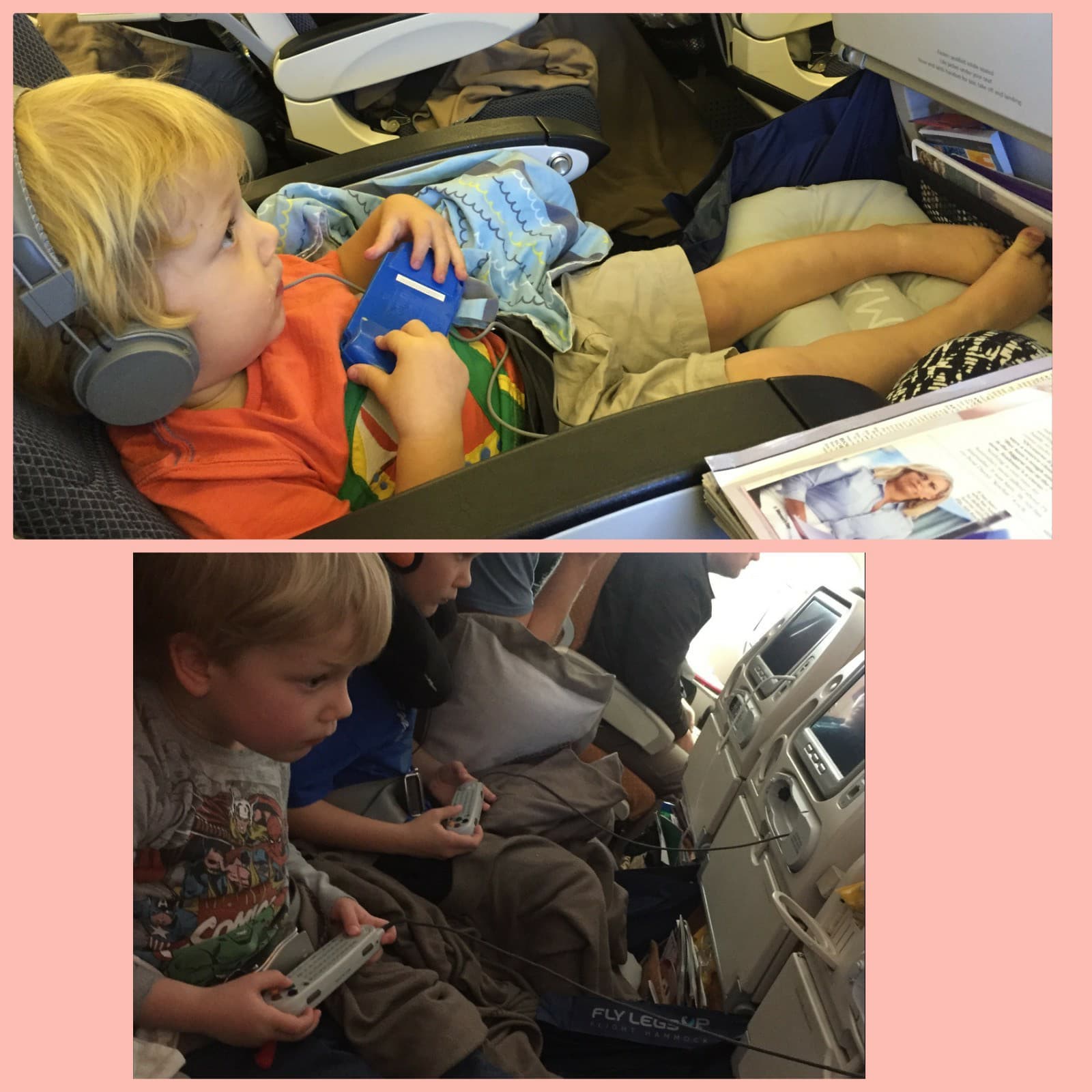 "Turn 2 economy plane seats in to 2 flat bed luxury seats!" - Suzanne