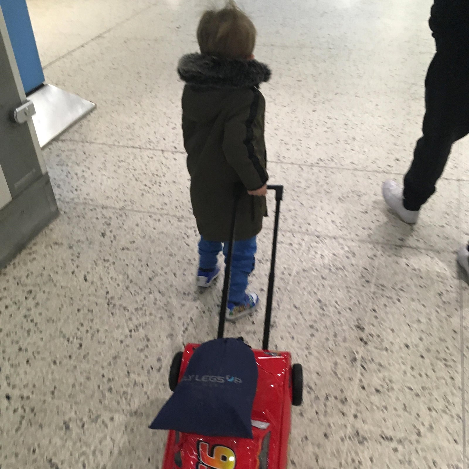 "We don't go anywhere without his fly legs up" - Trudie, Thomas Cook