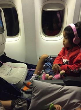 "My kids have wonderful flight" - Vron, EVA Air