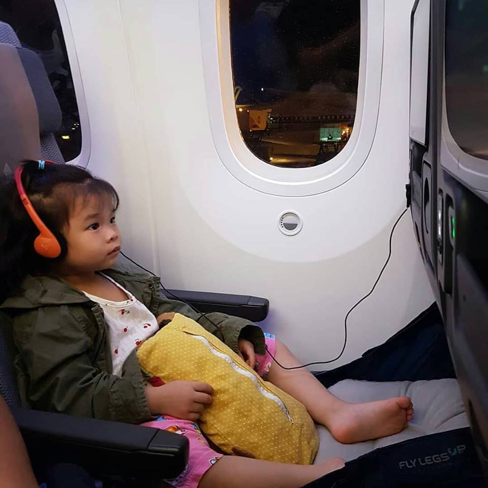 "No more kicking screaming thru the flight" - @ayt89